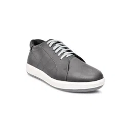 RIMEZS Men Textured PU Sneakers