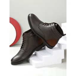 Roadster Men Brown Solid Regular Boots