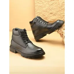 Roadster Men High Top Round Toe Lace Up Boots