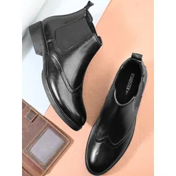 Roadster Men Slip On High Top Regular Chelsea Boots