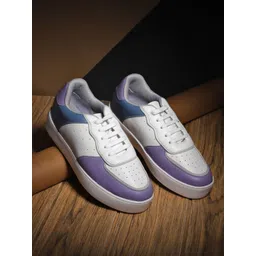 Roadster Women Colourblocked Perforated Sneakers