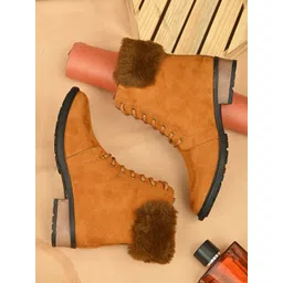 Roadster Women Tan-Brown Casual Winter Boots