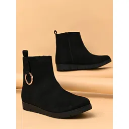 Rocia Women Casual Flatform-Heeled Regular Boots