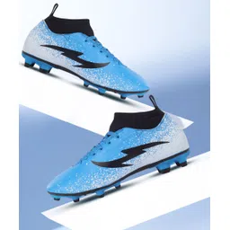 Ronaldo Blue Ankle Sport Football Studs TPU Double color Sole Football Shoes For Men