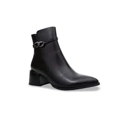 Ronnie Grey Women Block-Heeled Chunky Boots