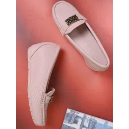 Ronnie Grey Women Woven Design PU Slip-On Sneakers