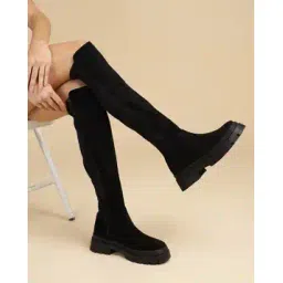 Round-Toe Boot with Side Zip