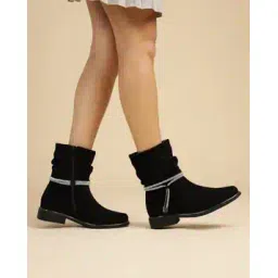 Round-Toe Boot with Side Zip