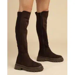 Round-Toe Boot with Side Zip