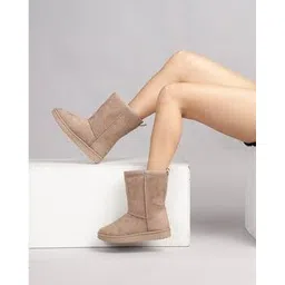 Round-Toe Boot with Slip-On Styling