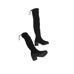 Round-Toe Knee-Length Boots