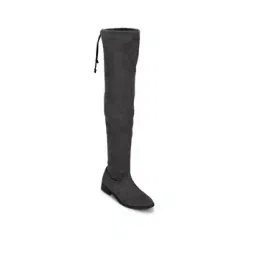 Round-Toe Knee-Length Boots