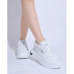 Round-Toe Sports Shoes with Lace Fastening