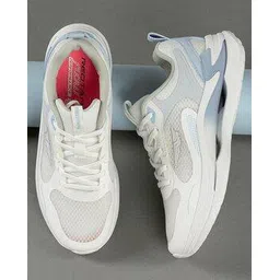 Round-Toe Sports Shoes with Lace Fastening