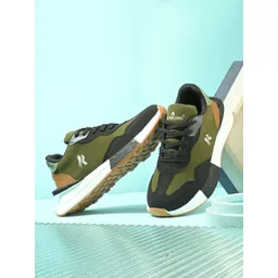 Rowlans Women Colourblocked Lace-Ups Lightweight Sneakers