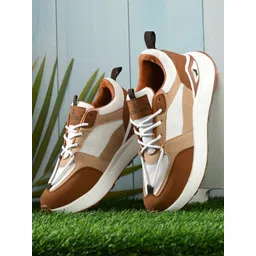 Rowlans Women Colourblocked Lace-Ups Round Toe Sneakers