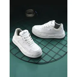 Rowlans Women Textured Lace-Ups Lightweight Sneakers