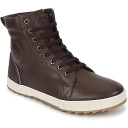 Royal Enfield Hiankle Leather Boots Brown