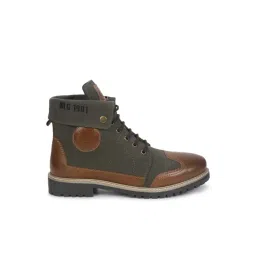 Royal Enfield Men's Kargil Green Derby Boots