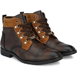 Royal Look Bikers Shoes For Men ll Casual Shoes For Men ll Latest Synthetic Leather Boots for Men ll Boots For Men