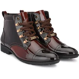 Royal Look Party Wear ll Casual ll Latest Patent Leather Boots for Men Boots For Men