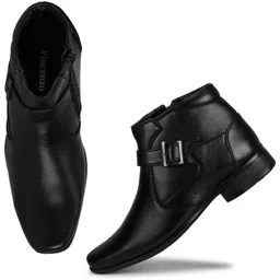 Royal Look Shoes for Men/Casual Shoes for Men/Latest Patent Leather Zip/Chain Boots For Men