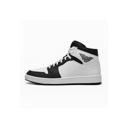 ROYAL RANCH Men Colourblocked PU High-Top Sneakers