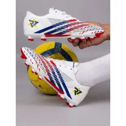 RUN SEVEN Men Lace-Ups Football Non-Marking Shoes