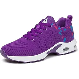 Running Air Cushion Shoes Tennis Lightweight Fashion Walking Women Sneakers Breathable Athletic Training Sport 9 Purple