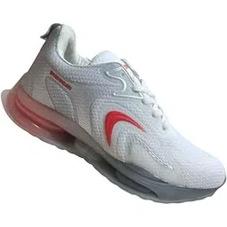 Running and Casual wear Walking Shoes with Laces-UP Shoes for Men's White