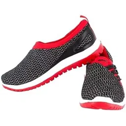 Running Shoes for Women and Girls (Color-Black, Red) - Comfort, Support, and Style!|
