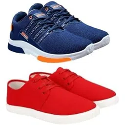 Running Sports Shoes for Men's & Boy's (Pack of 2)