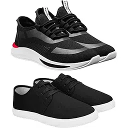 Running Sports Shoes for Men's & Boy's (Pack of 2)