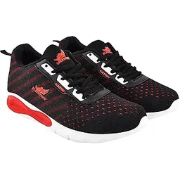 Running/Walking/Sports Shoes (906-BLACK RED-10