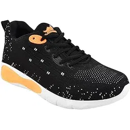 Running/Walking/Sports Shoes (907-BLACK ORANGE-10