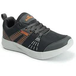 Running/Walking/Sports Shoes (910 D.Grey ORANGE-10