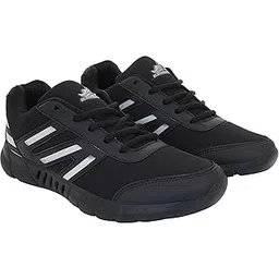 Running/Walking/Sports Shoes (BT-14 Black Silver-8