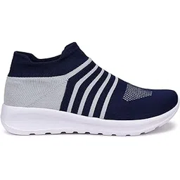 Running/Walking/Sports Shoes (Crose1-Navy White-10 Blue
