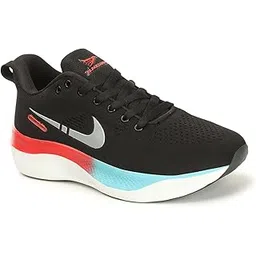 Running/Walking/Sports Shoes (D-1 Black Silver-9