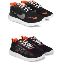 Running,Walking,Training,Sports Shoes,Casual shoe, Sneakers For Men (Pack Of 2) Running Shoes For Men