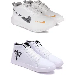 Running,Walking,Training,Sports Shoes,Casual shoe, Sneakers For Men (Pack Of 2) Running Shoes For Men