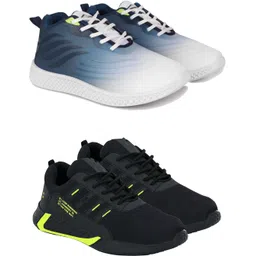 Running,Walking,Training,Sports Shoes,Casual shoe, Sneakers For Men (Pack Of 2) Running Shoes For Men