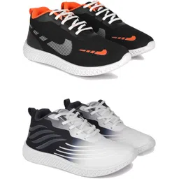 Running,Walking,Training,Sports Shoes,Casual shoe, Sneakers For Men (Pack Of 2) Running Shoes For Men