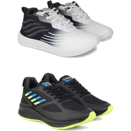 Running,Walking,Training,Sports Shoes,Casual shoe, Sneakers For Men (Pack Of 2) Running Shoes For Men
