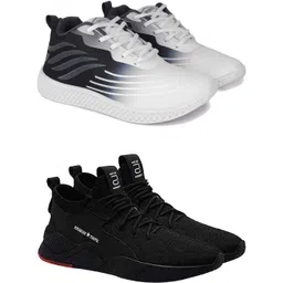 Running,Walking,Training,Sports Shoes,Casual shoe, Sneakers For Men (Pack Of 2) Running Shoes For Men