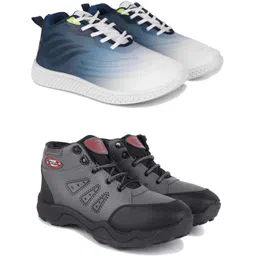 Running,Walking,Training,Sports Shoes,Casual shoe, Sneakers For Men (Pack Of 2) Running Shoes For Men