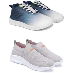 Running,Walking,Training,Sports Shoes,Casual shoe, Sneakers For Men (PACK OF 2) Running Shoes For Men