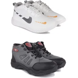 Running,Walking,Training,Sports Shoes,Casual shoe, Sneakers For Men (Pack Of 2) Running Shoes For Men
