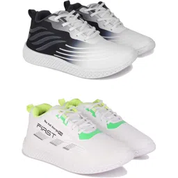 Running,Walking,Training,Sports Shoes,Casual shoe, Sneakers For Men (Pack Of 2) Running Shoes For Men