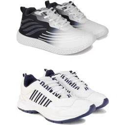Running,Walking,Training,Sports Shoes,Casual shoe, Sneakers For Men (Pack Of 2) Running Shoes For Men
